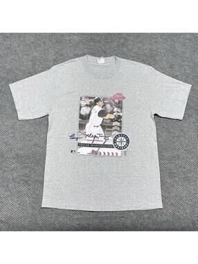 Vintage 2002 Seattle Mariners Baseball Edgar Martinez Player T-Shirt Large RARE